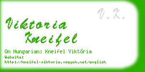 viktoria kneifel business card